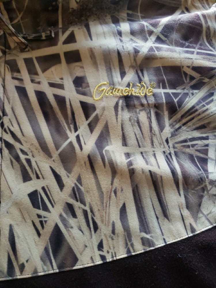 Gamehide Jacket Size X-LARGE Pullover Camouflage Hush Hide Hunting Fleece