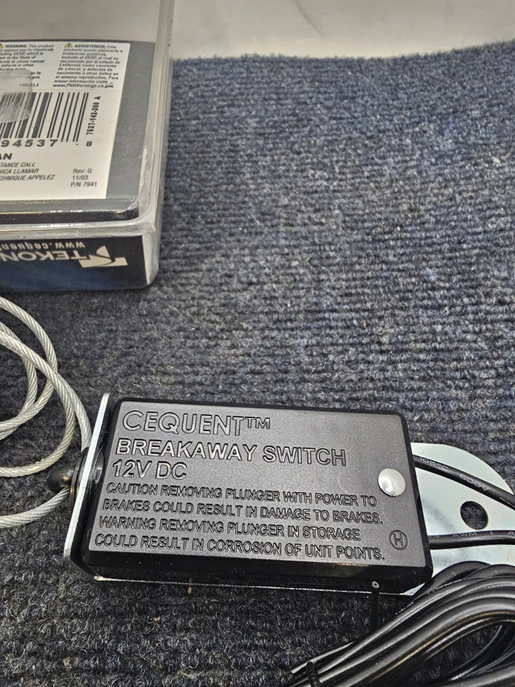 Tekonsha 2005-P Trailer Breakaway System Switch For 1-3 Axle Trailers