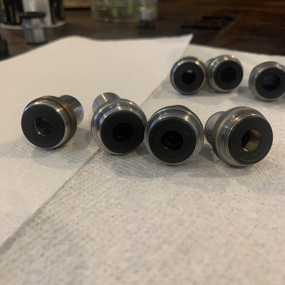 LOT OF 8 UNITRON Objectives