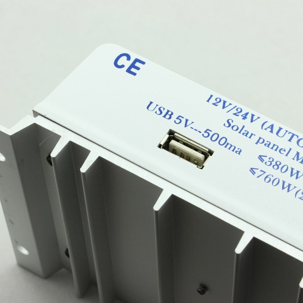 MPPT Solar Panel Regulator LCD 10A-80A 12V/24V Charge Controller 3 Timer F3