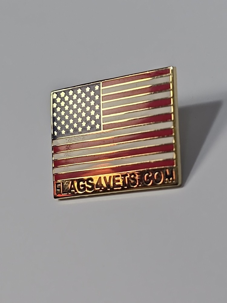 Flags4vets.com USA Flag Lapel Pin