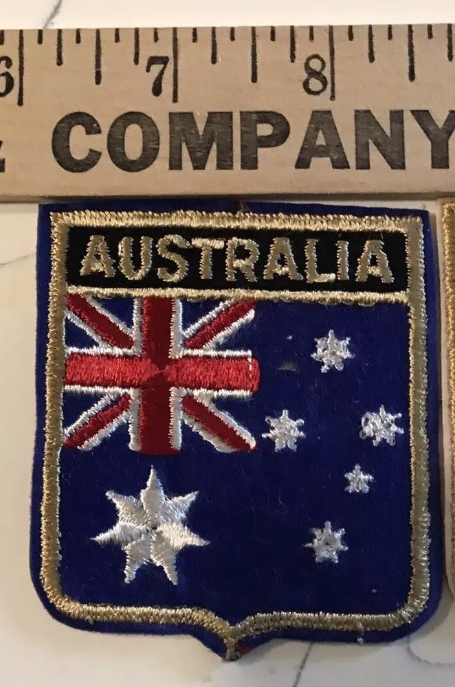 Cloth Country Patch Australia Canada Olympic Style
