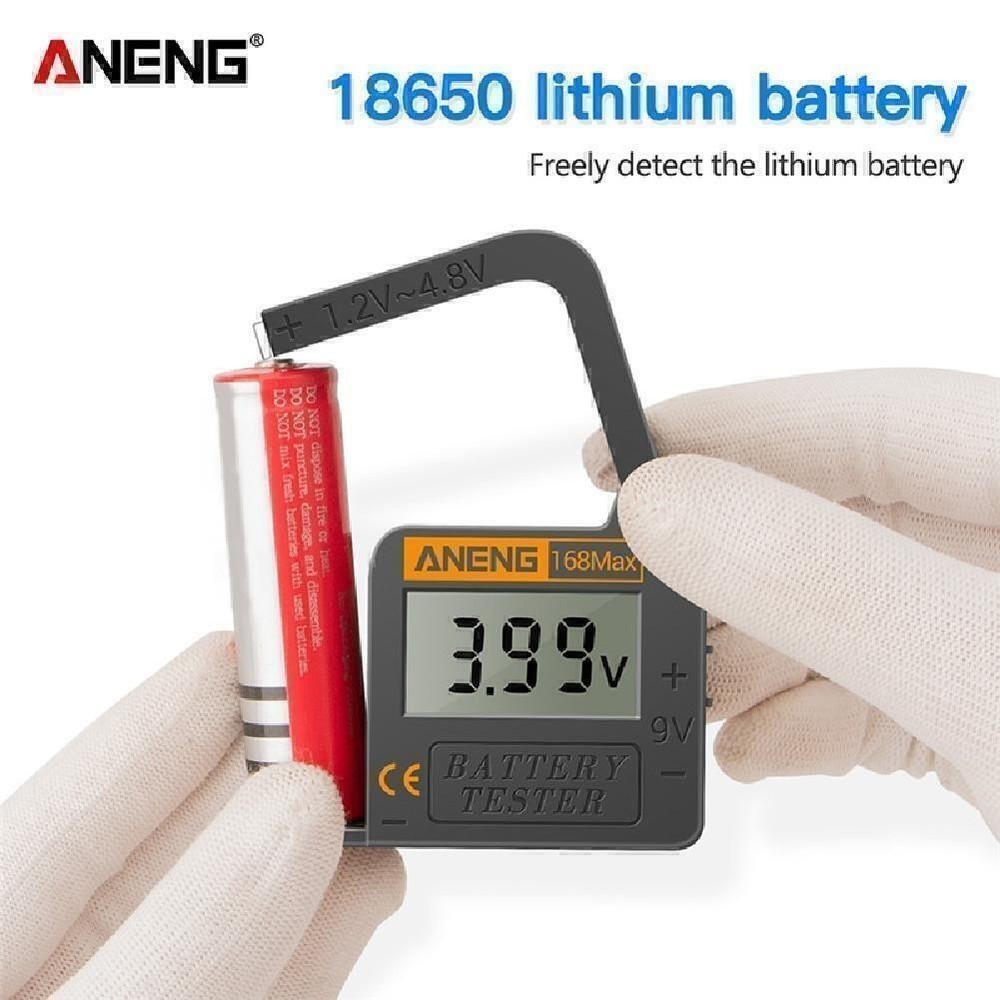 ANENG 168Max Digital Battery Capacity Checker Volt Checker