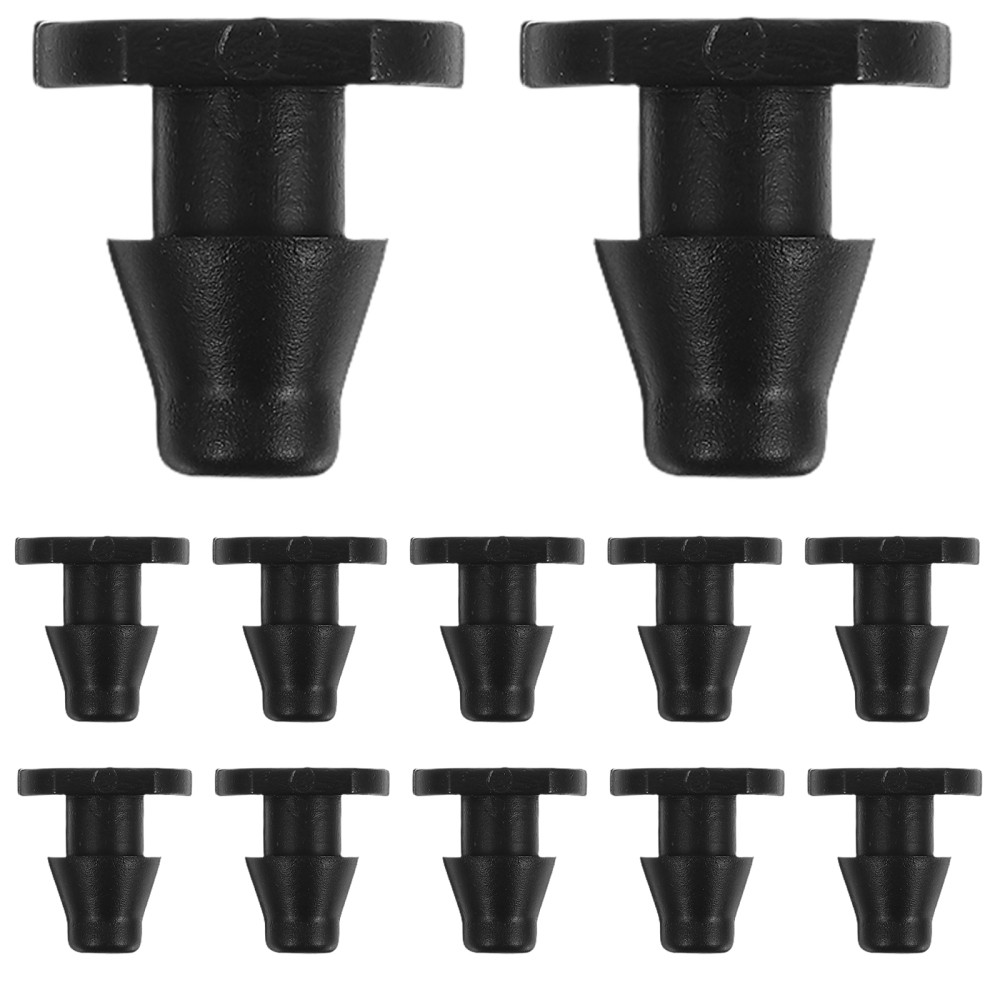 100 Pcs Drip Irrigation Hole Plugs System End Barbed Caps for Tubing