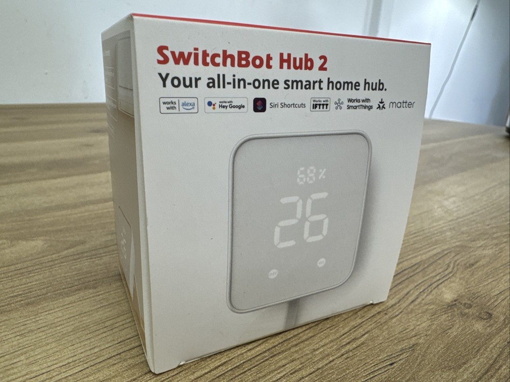 SwitchBot Hub 2 White Remote Control WiFi Thermometer Hygrometer New Sealed Box