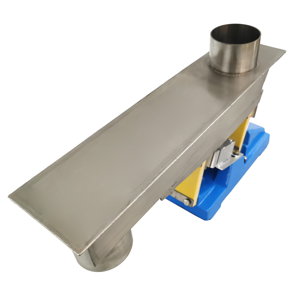Small Electromagnetic vibration Feeder Closed Shaking Conveyor with Controller