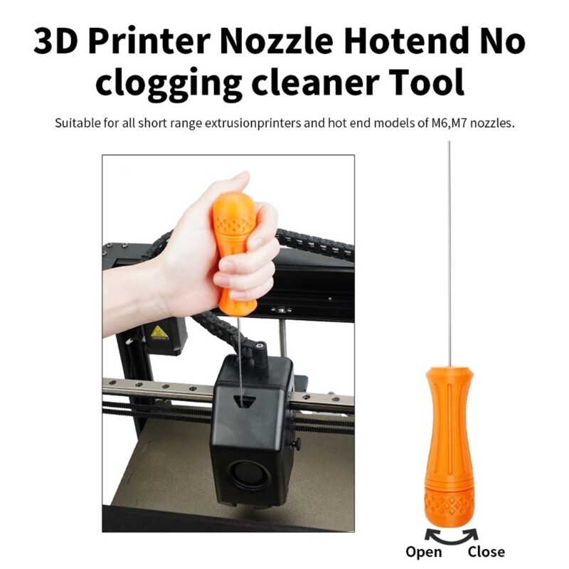 3D Printing Hotend Nozzle Cleaning Tool for 3D Printers Effective Cleansing