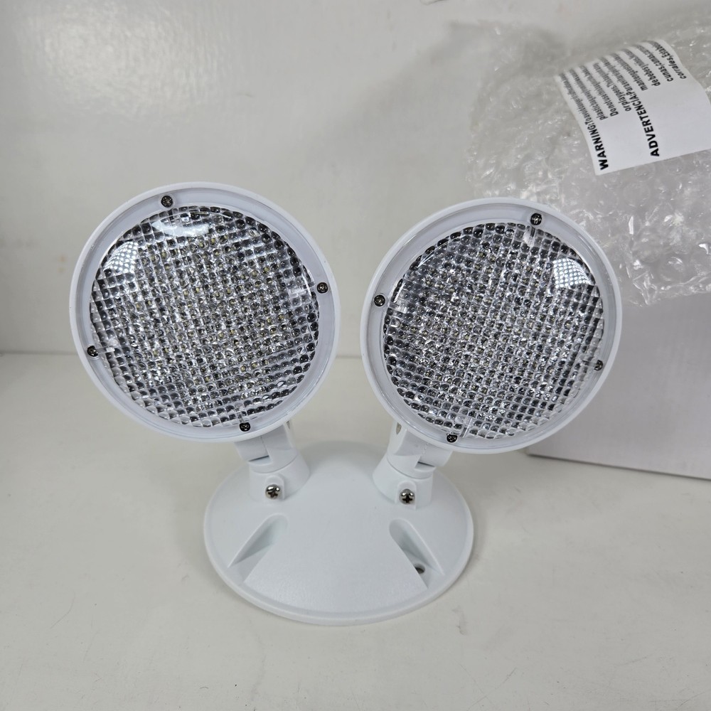 Maxlite ERO-2HW Light Outdoor Emergency Remote Double Head White NEW Lighting