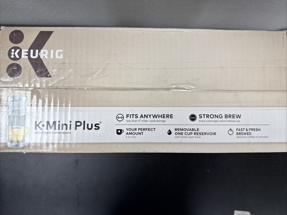 Keurig K-Mini Plus Single Serve K-Cup Pod Coffee Maker - Gray
