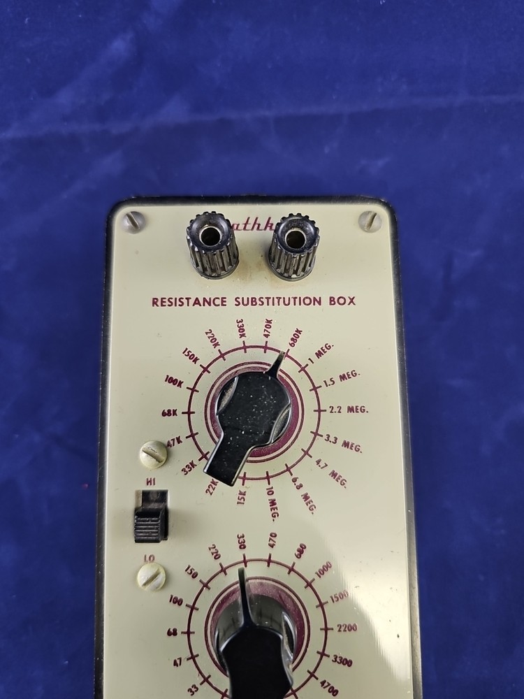Heathkit Model RS-1 Resistance Substitution Box Untested Pre-Owned