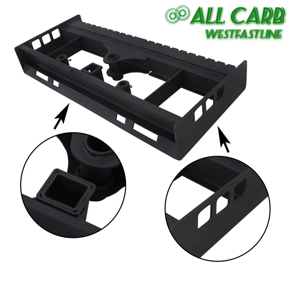 Skid Steer Pallet Fork Frame W/ Receiver Hitch & Spear Sleeves 2500lb