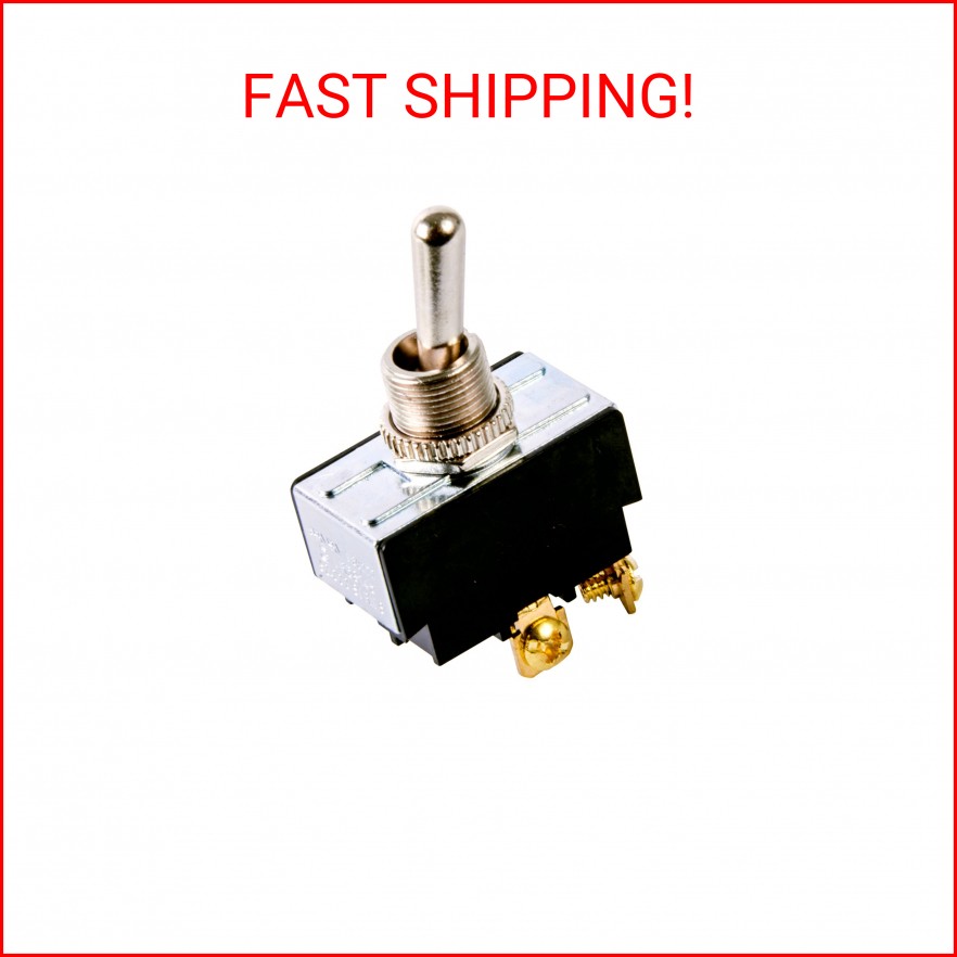 Gardner Bender GSW-14 Electrical Toggle Switch, DPST, ON-OFF, 2 A/125V AC, Screw