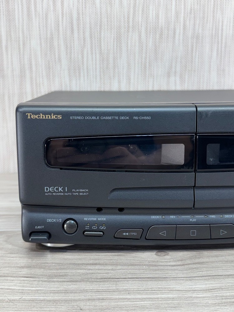 Technics RS-CH550 Stereo Double Cassette Deck - UNTESTED