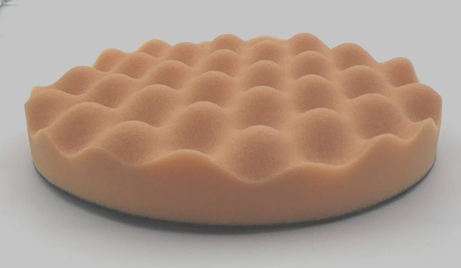 7 Inch Foam Compounding Buffing Pad, Single Sided, Flat Back Hook & Loop-TX49D