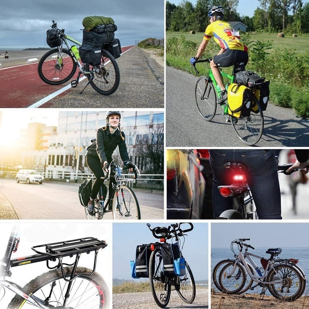 Universal Aluminum Bicycle Rack - Reflective Logo