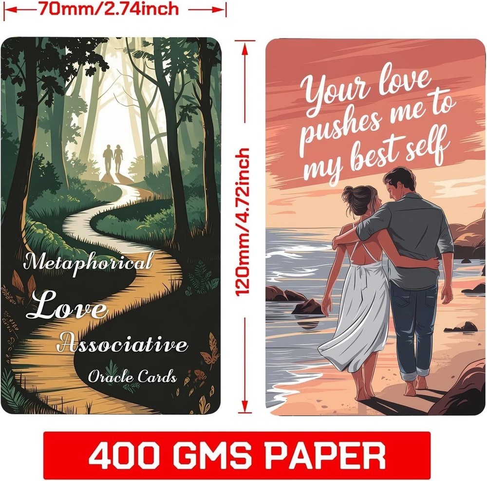 Elegant Metaphorical Oracle Cards - Enhance Creative Thinking & Reflection