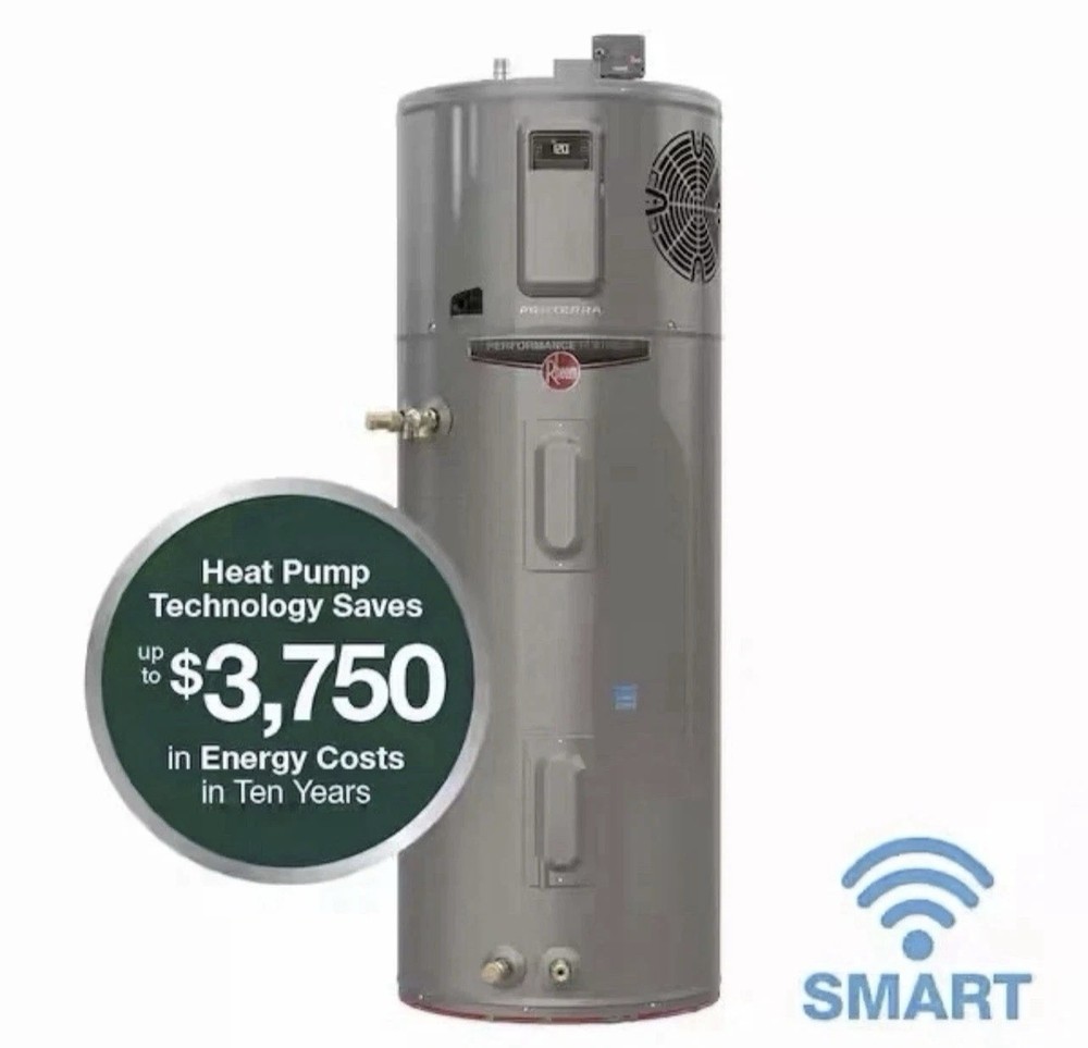 Rheem Performance Platinum 50 Gal Smart High Efficiency Hybrid Water Heater READ