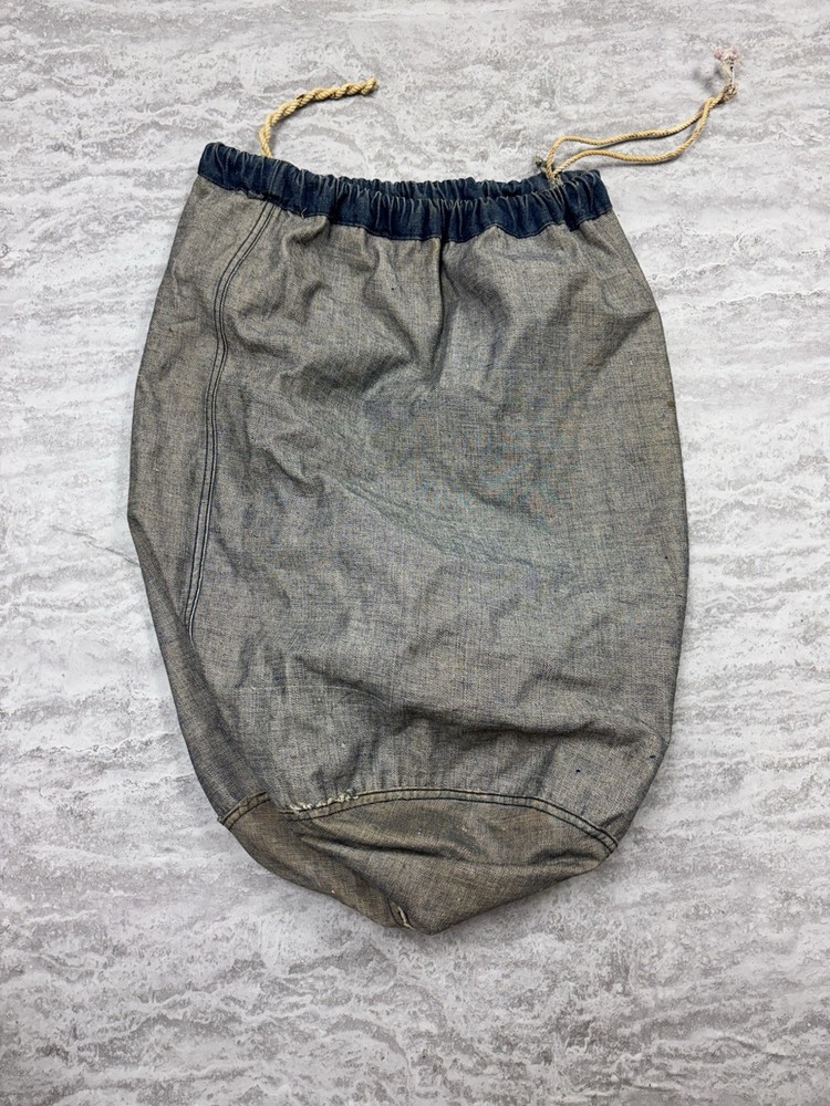 World War 2 Denim Laundry Bag