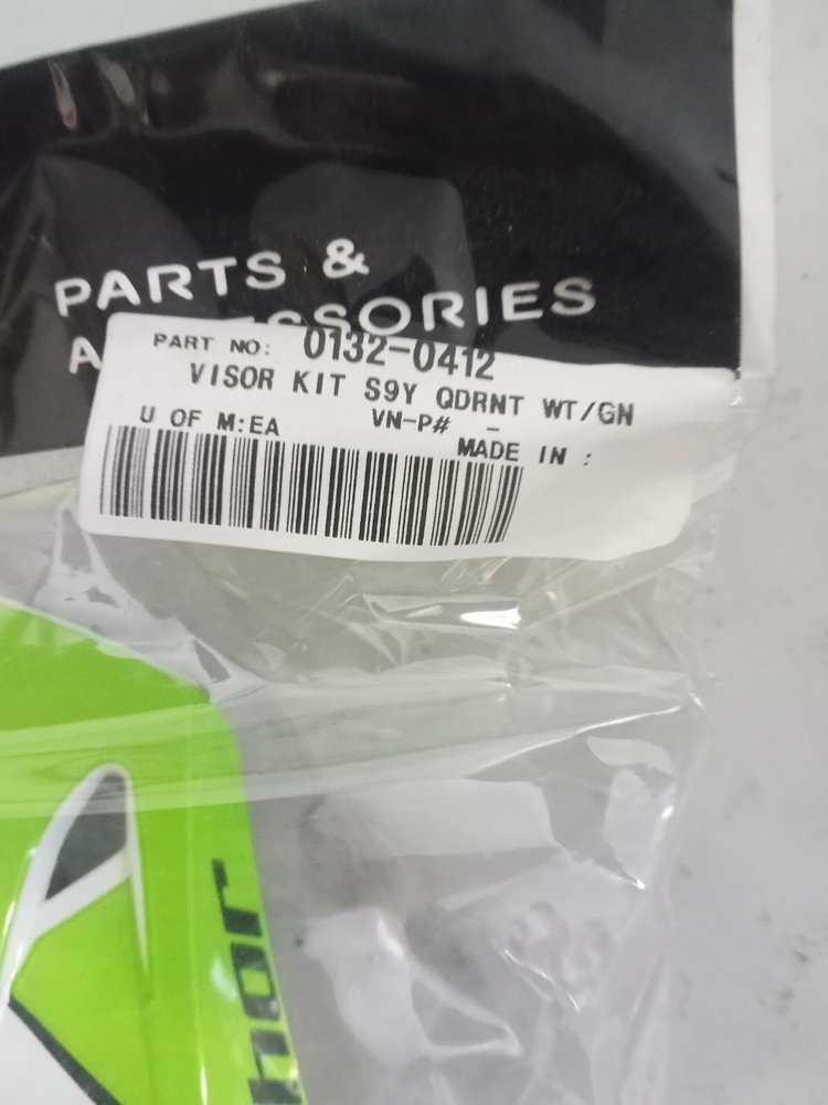 Visor Kit Thor 0132-0412 White Green