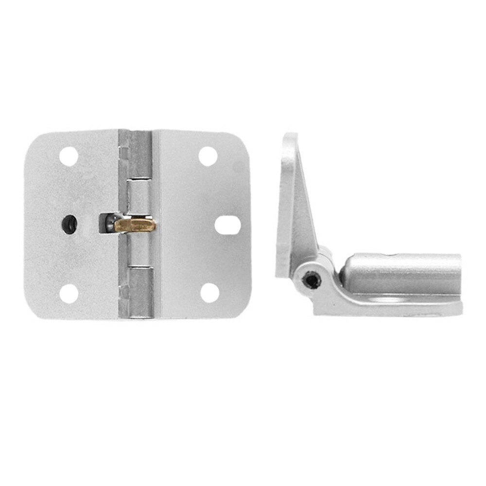 2Pcs Hinges Zinc Alloy Silver Adjustable Positioning Hinge Folding Butt Hinge