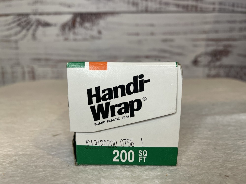 Dow Handi-Wrap Clear Plastic Vintage 1990s Kitchen Prop Storage