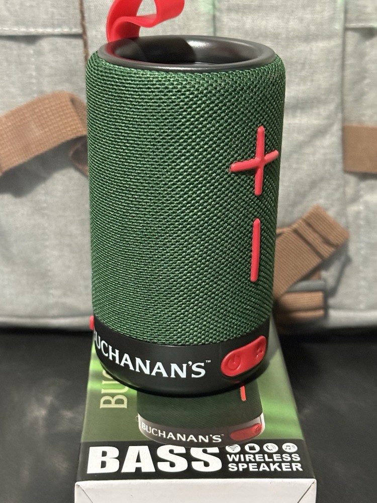 Buchanan’s Bundle. Backpack+Bluetooth Speaker+Cap & Stainless steel Flask. New.
