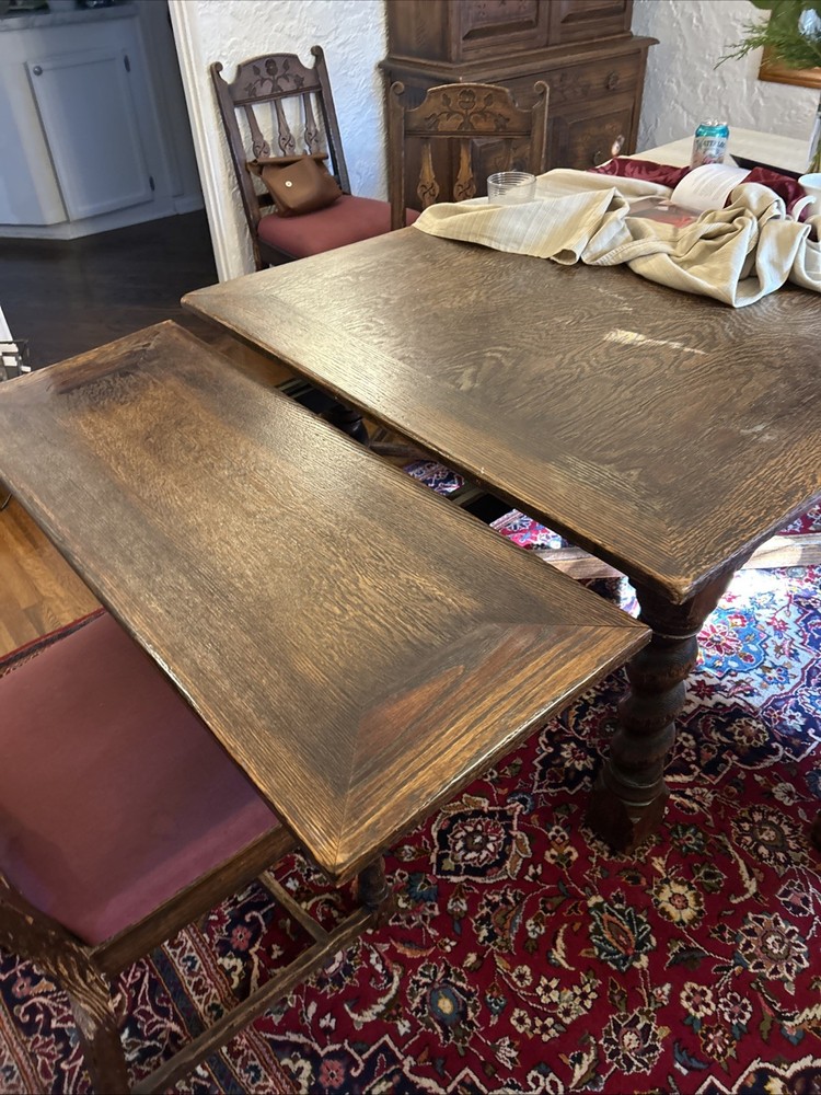 Feudal Oak Dining Room Set