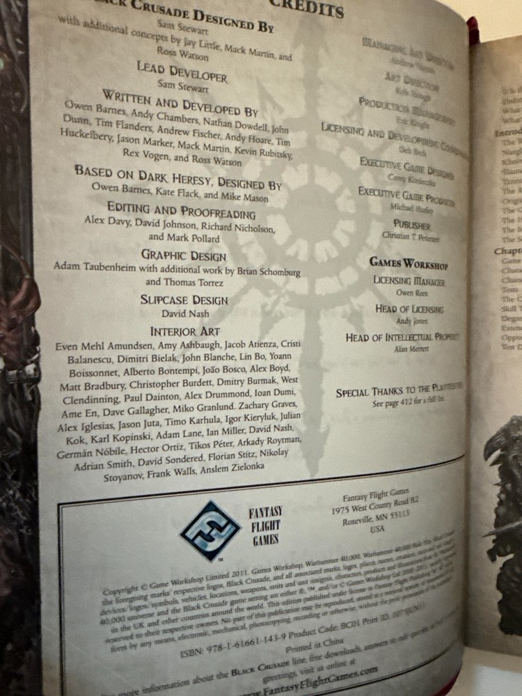 Black Crusade - Warhammer 40k - Limited Edition