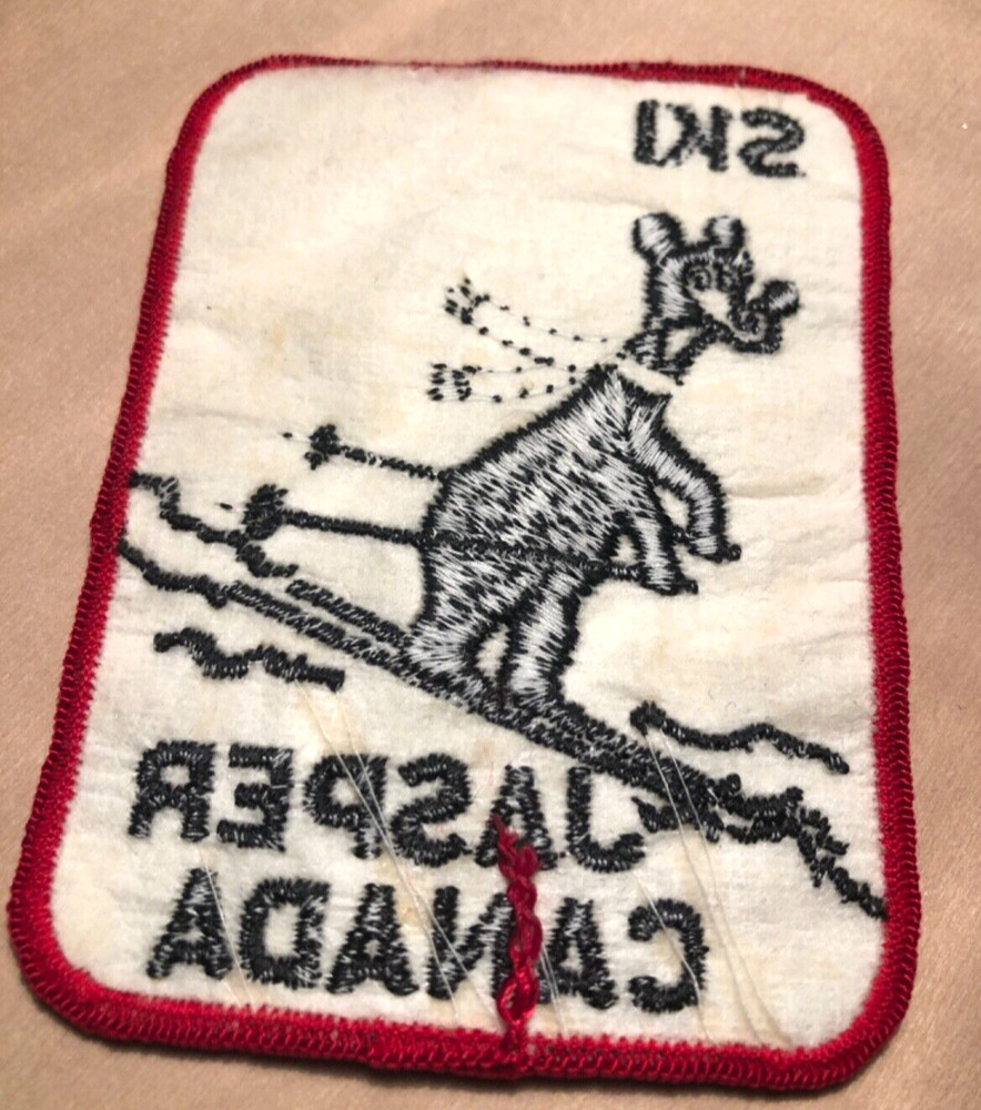 RARE Ski Patch - Ski Jasper Canada
