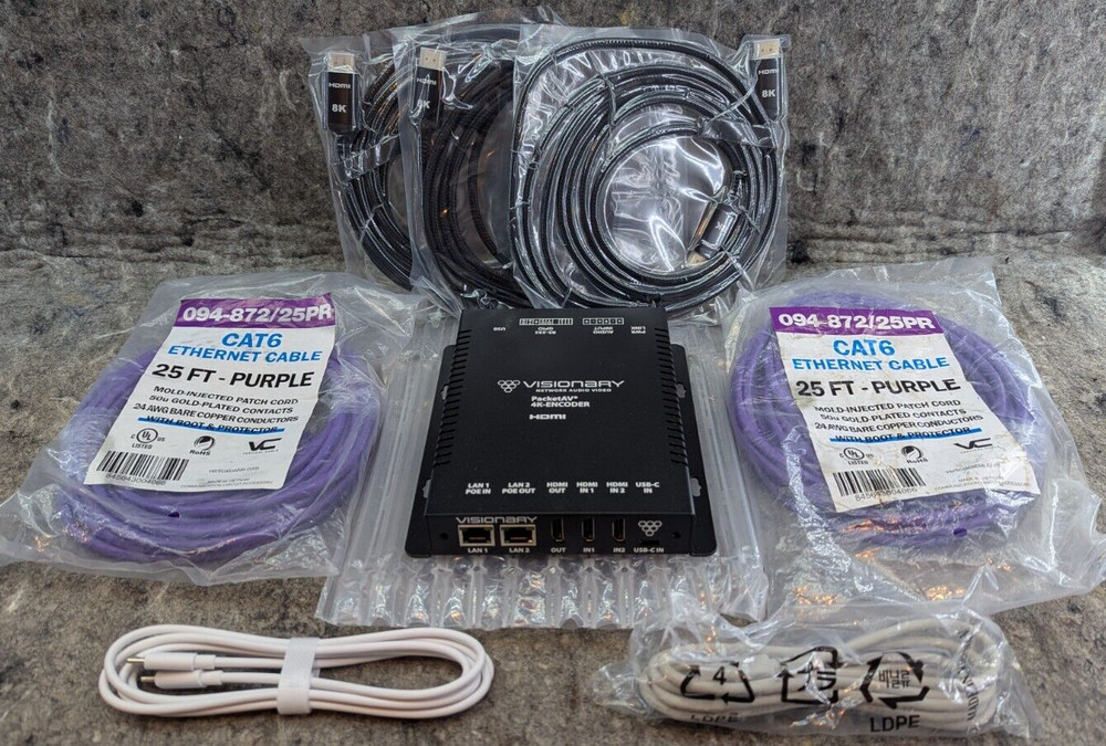 🔥New🔥 Visionary Solutions Network Audio Video PacketAV 4K-Encoder (DuetE-2)