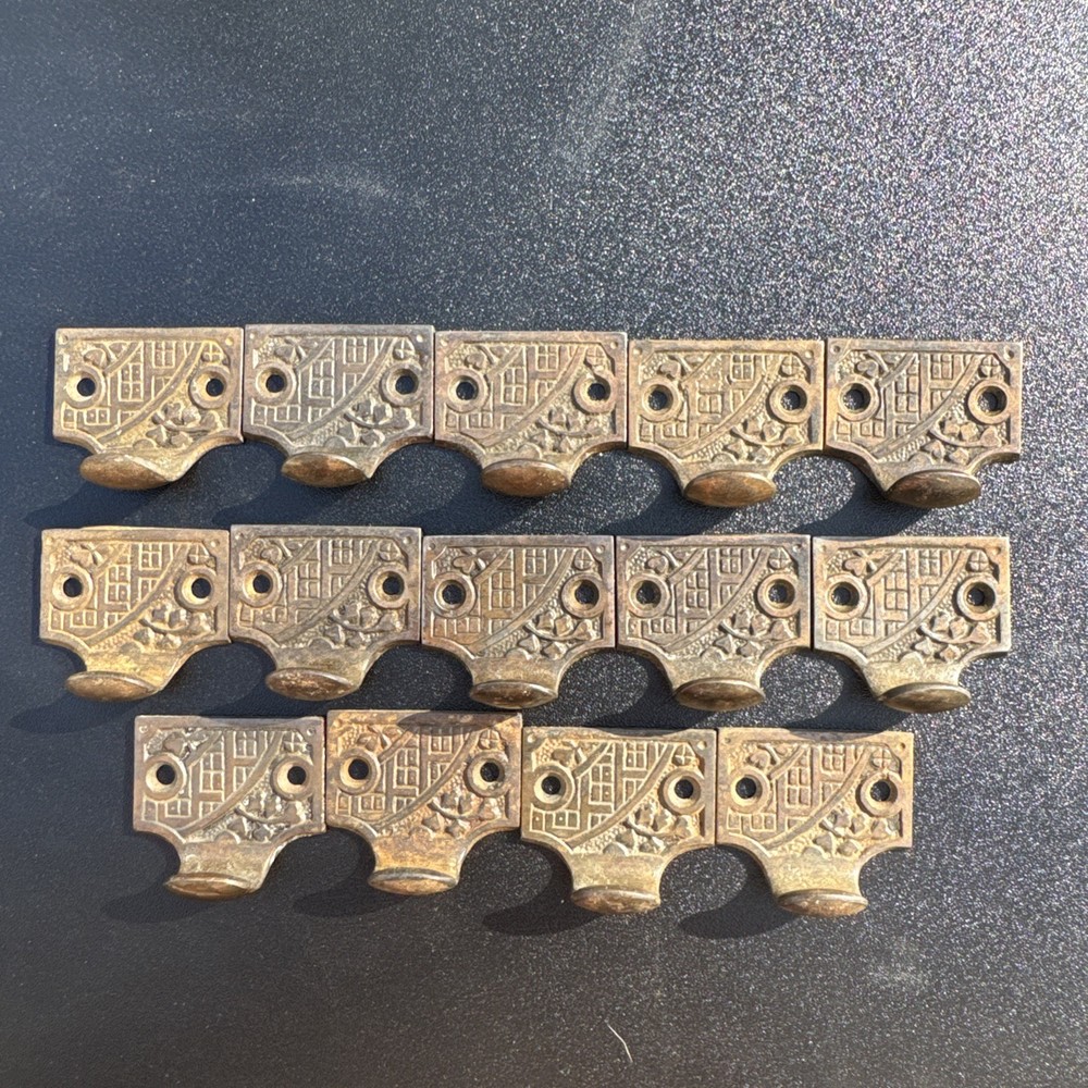 Antique Cast Iron Ceylon Pattern Window Sash (14 Available)