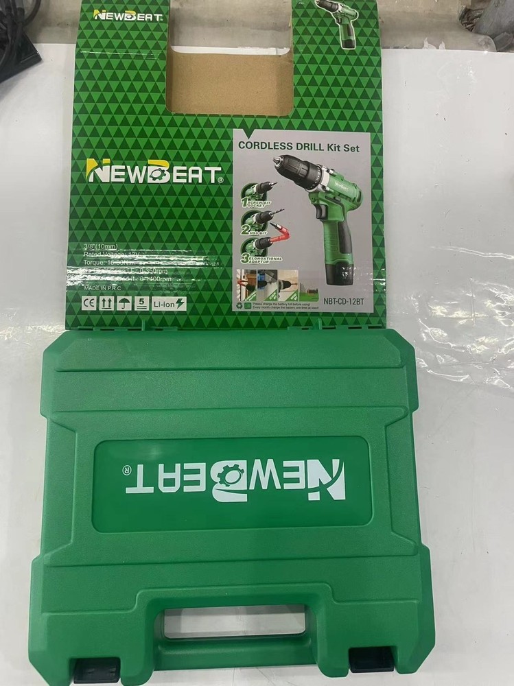 Multi-function 12V Electric Drill Screwdriver Kit Variable Speed w/ Flexible Sha