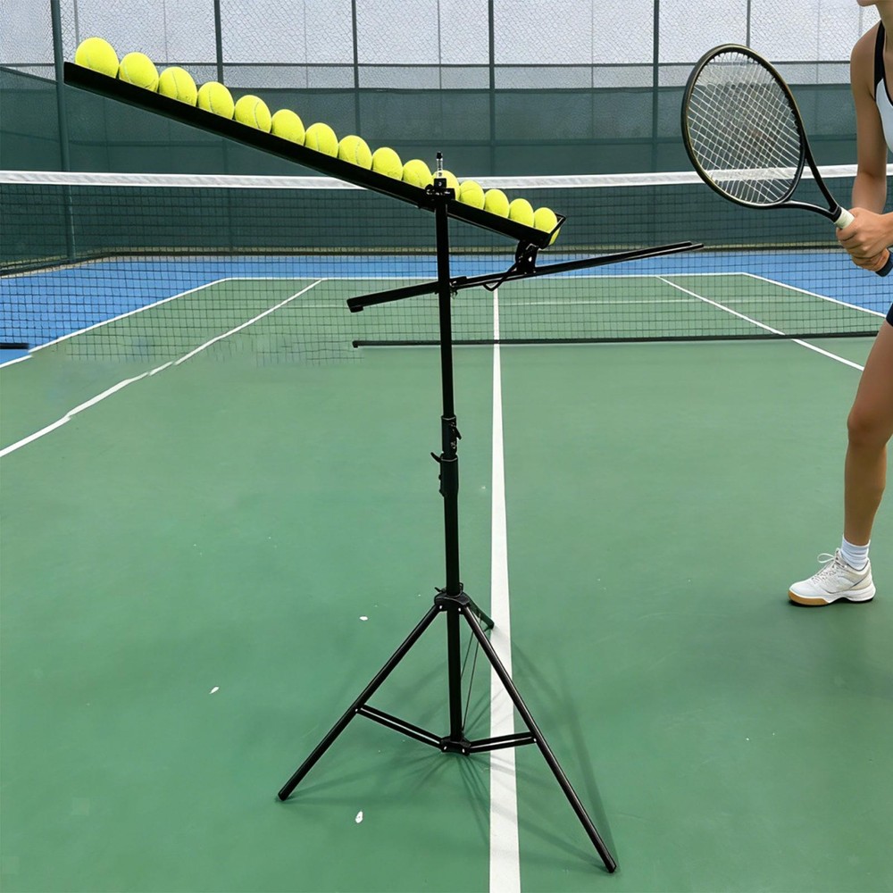Tennis Ball Dropping Machine Practical Durability Portable Single Training