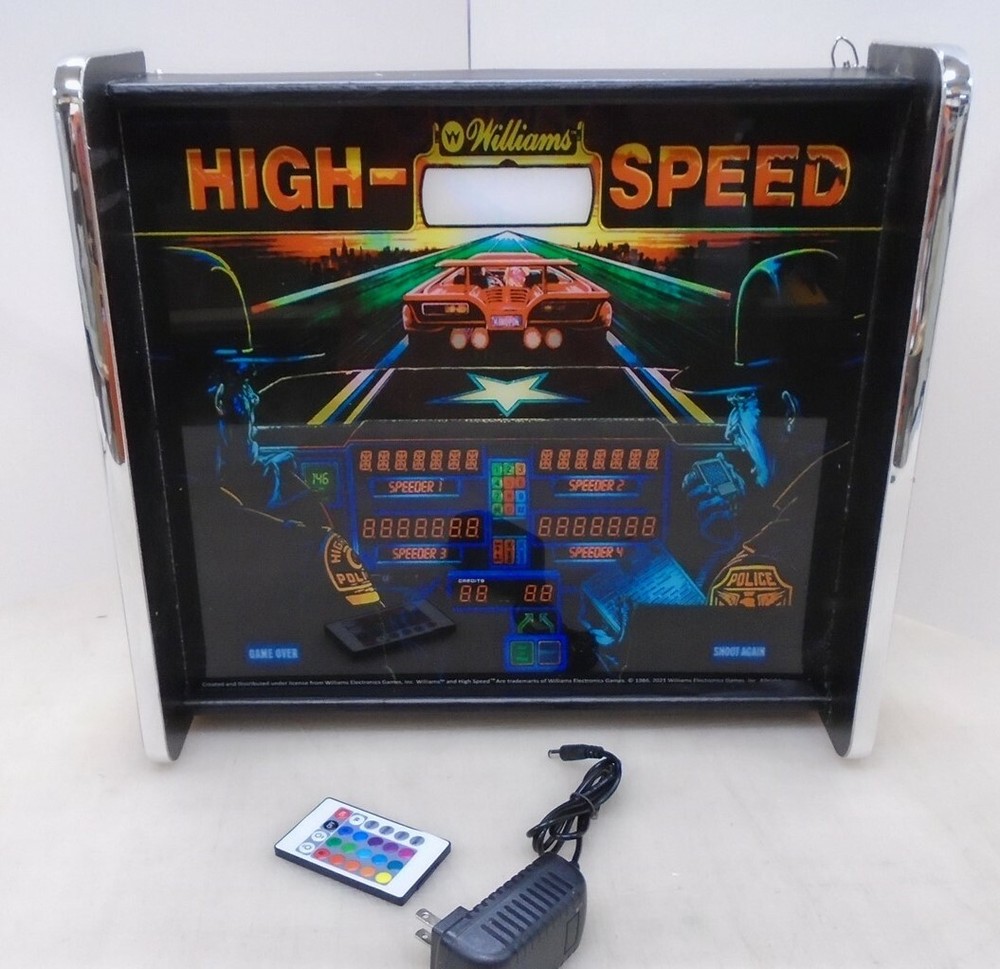 Williams High Speed Pinball Head LED Display light box