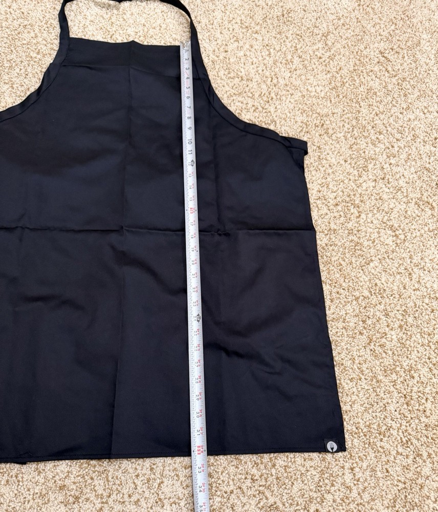 Chef Works Basic Black Bin Apron Item# APKBL