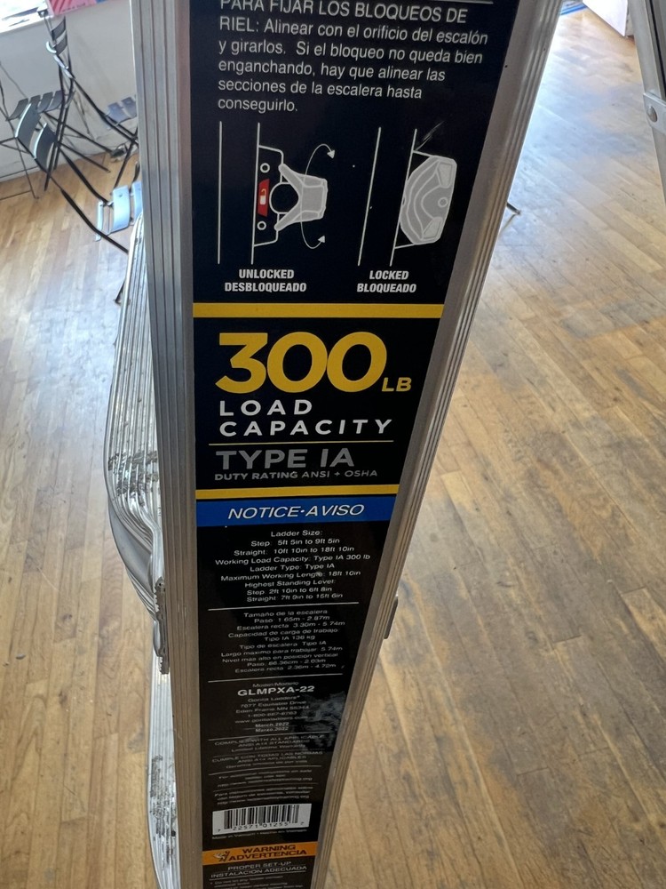 Gorilla Ladders GLMPXA-22 Multi-Position Ladder