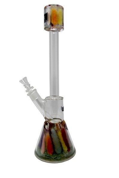 Inex Glass Beaker Feathers Water Pipe - Heavy Duty