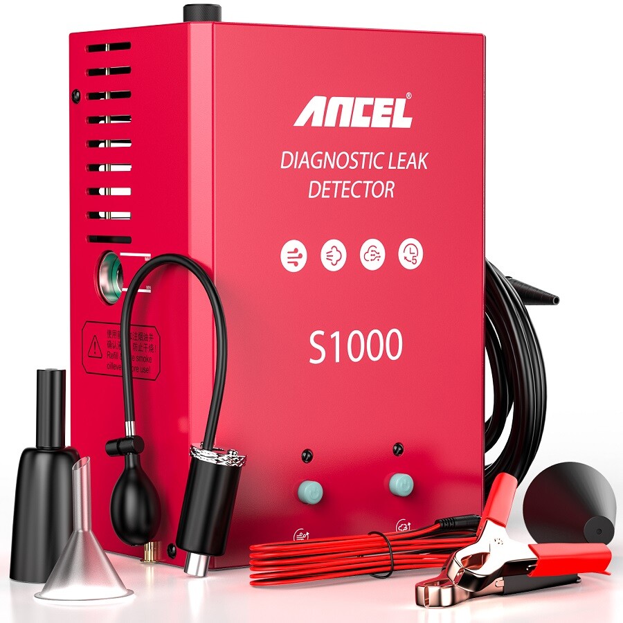 ANCEL S1000 Dual Models Evap Smoke Machine vacuum Leak Detector Diagnostic Tool