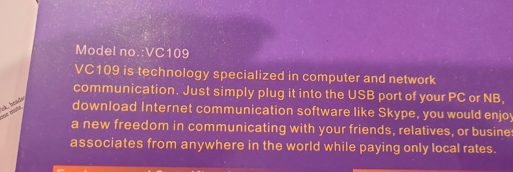USB Internet Phone Model VC109