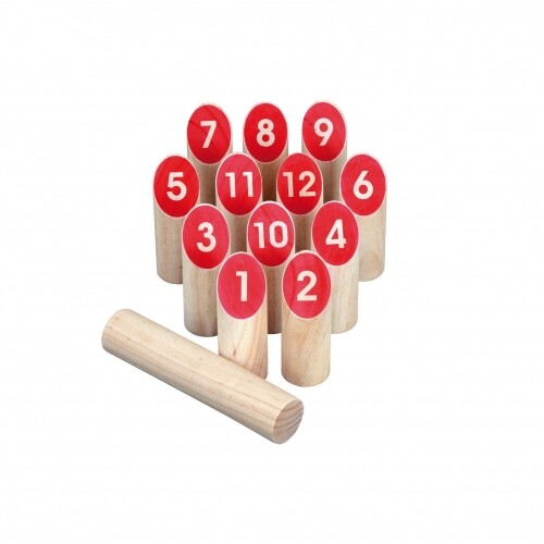 Number Kubb Game - Pine