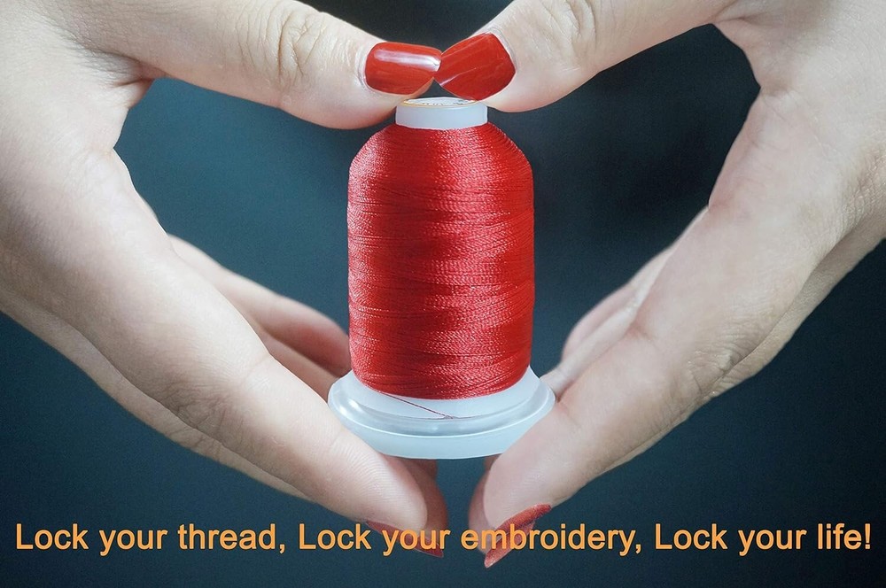 64 Spools 1000M Polyester Embroidery Thread Kit for Professionals & Beginners