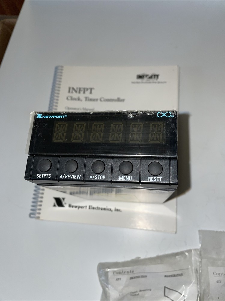 Newport Infinity INFPT-000 Process Panel Mount Timer/Controller 3191941 NEW