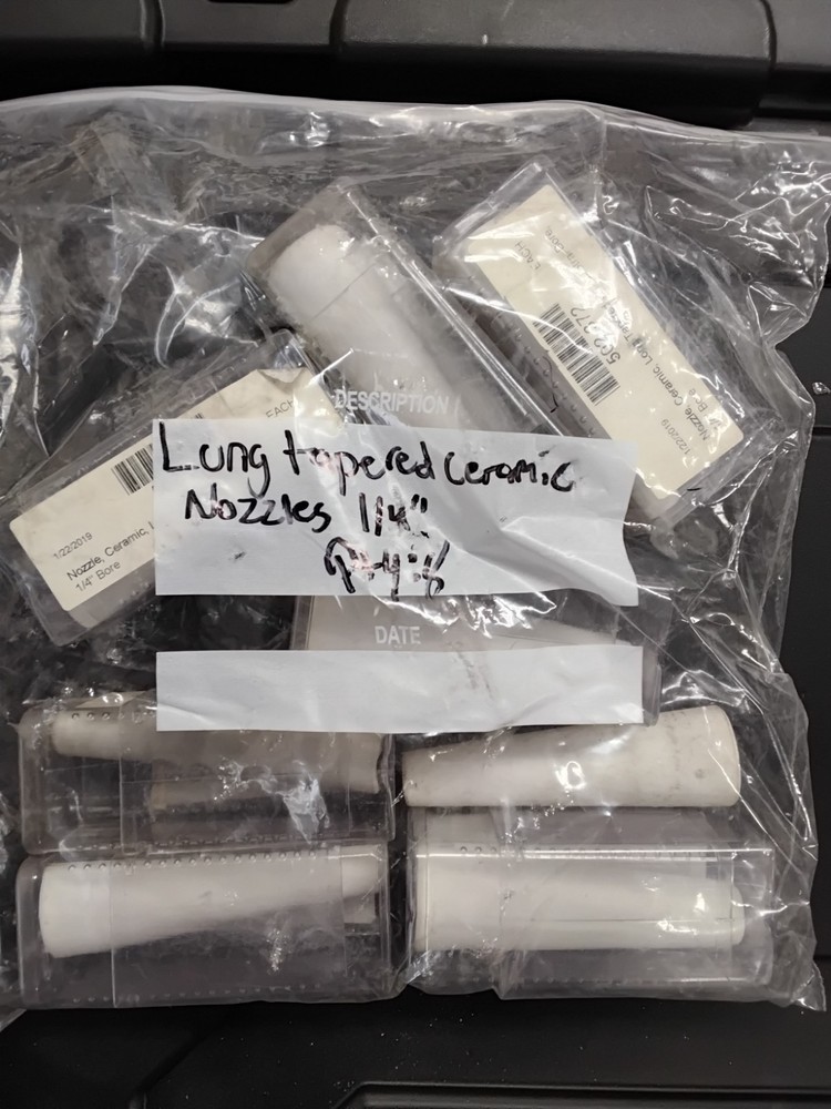 1 Ceramic Long Tapered Cone Blast Nozzle