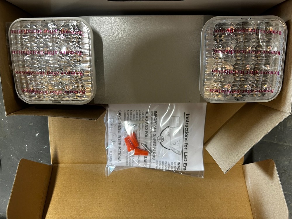 EXITRONIX EMERGENCY LIGHTING # E105609-BV