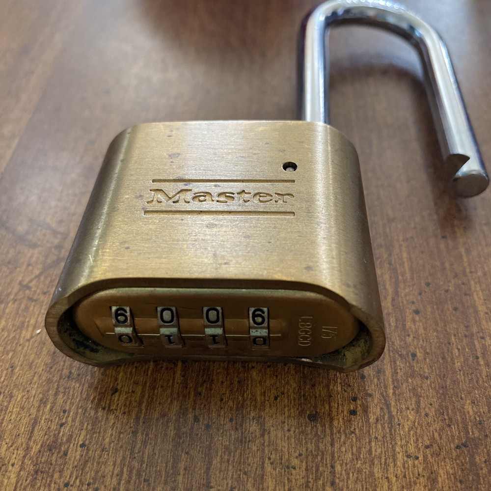 Master Combination Brass Padlock (Used with Visible Markings)