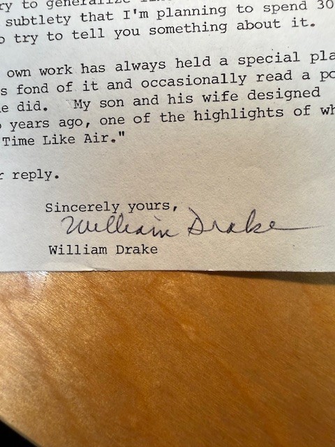 William Drake First Wave Signed Letters May Sarton Association Copy (ALS/TLS)