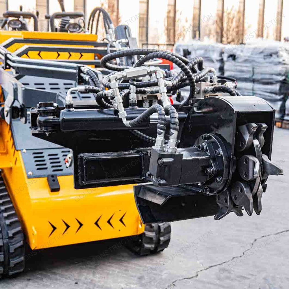Swing Stump Grinder Attachment for Mini Skid Steer Loader Free Shiping