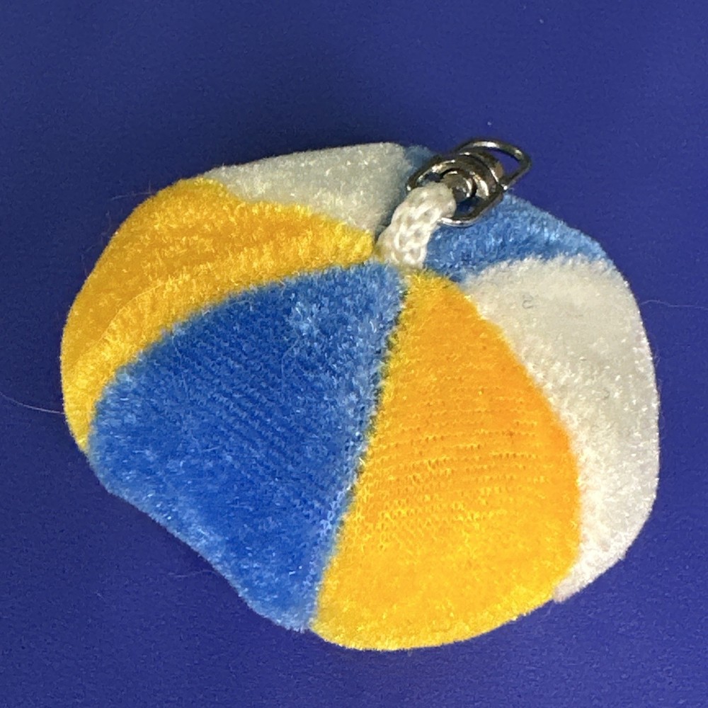 BEACH BALL - VINTAGE KEYCHAIN
