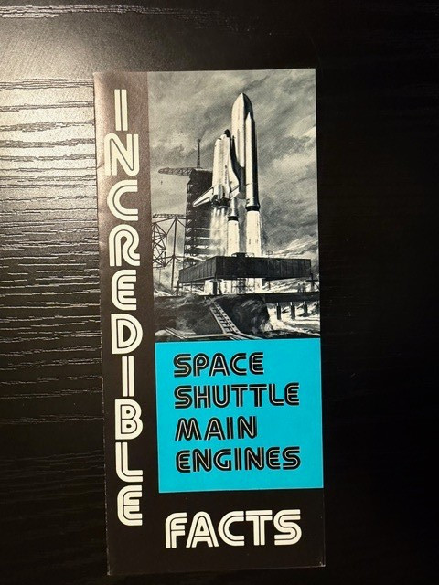 Rocketdyne Space Shuttle Memorabilia - Challenge coin, pin, photos, info sheets