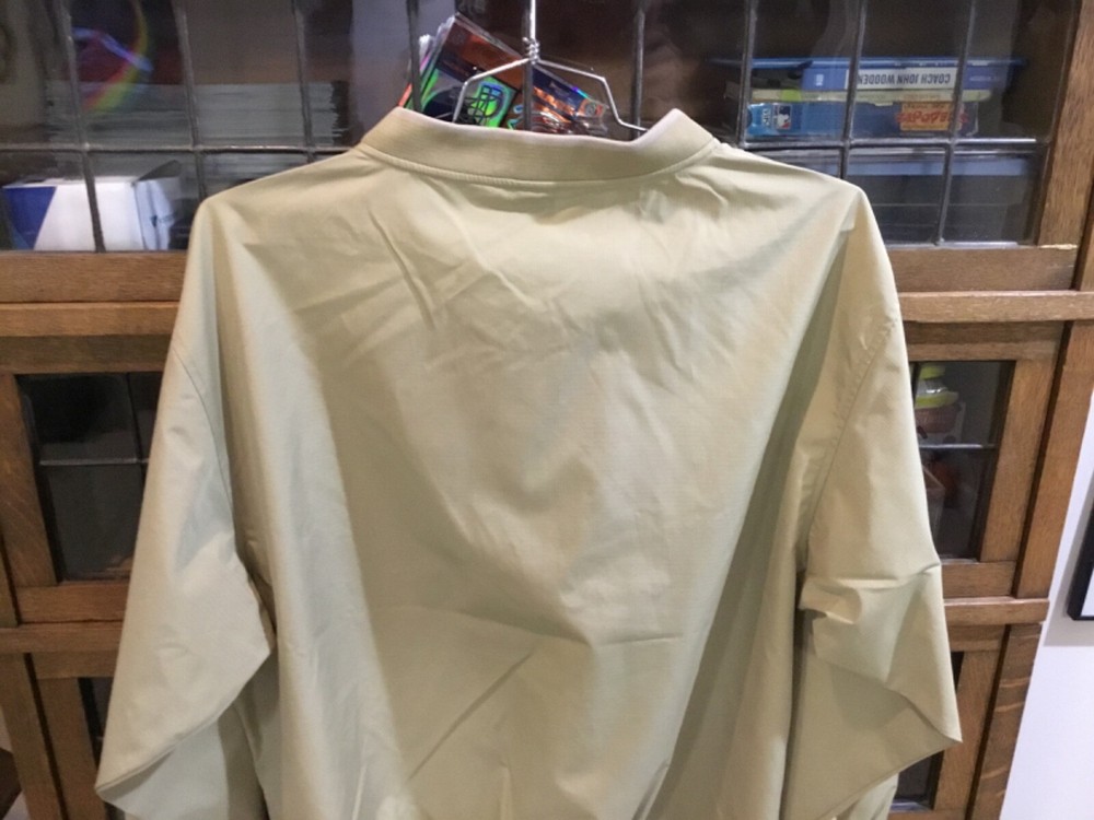 NWT 2012 Ryder Cup Tan VELOCITY Pullover GOLF Windbreaker SZ M - Cool